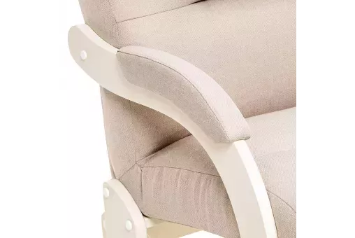 Кресло-маятник Leset Дэми Слоновая кость Malmo 05