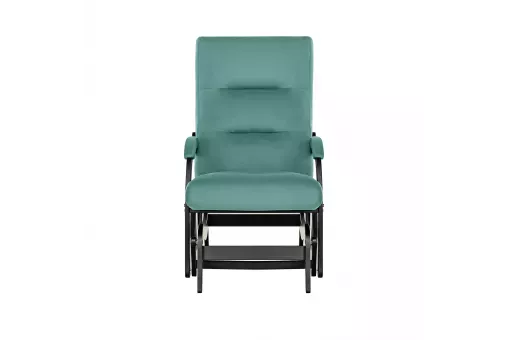 Кресло-маятник Leset Дэми Венге V43 зелёный