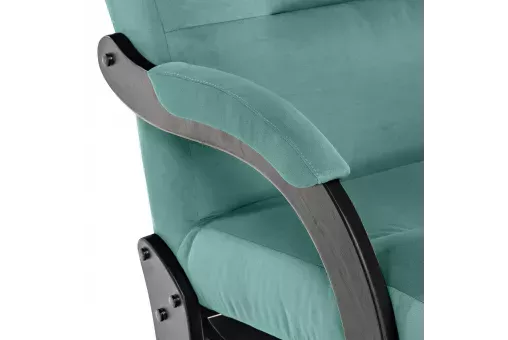 Кресло-маятник Leset Дэми Венге V43 зелёный