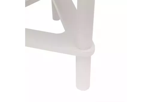 Вешалка со стулом Leset Атланта Белый Коричневый