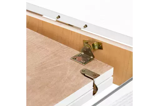 Стол раздвижной Leset Дакота 1Р белый / серебро