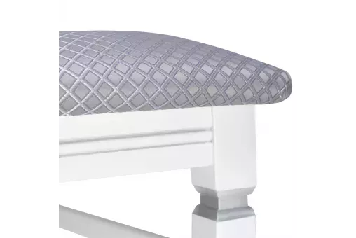 Стул Leset Юта Белый патина серебро 