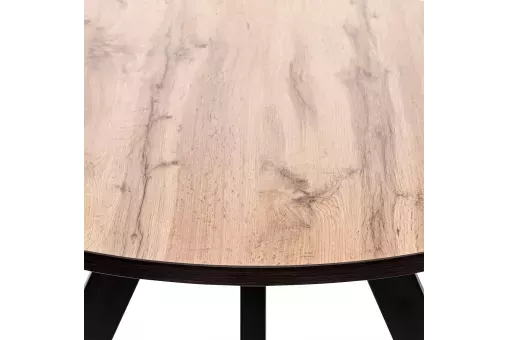 Стол Leset Франк Дуб вотан / опоры Черные  