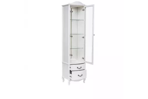 Шкаф-витрина Leset Джульетта Молочный дуб 