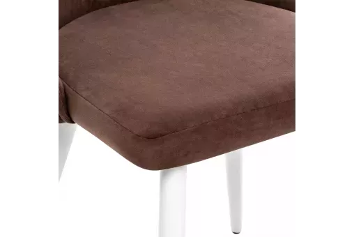 Стул Leset Эби Vendetta 7 коричневый / белый