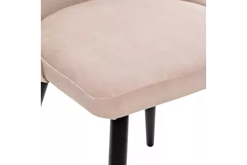 Стул Leset Эби Vendetta 3 бежевый / чёрный