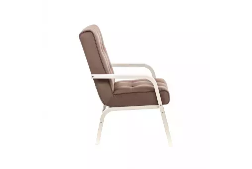 Кресло Leset Модена  Слоновая кость V23 молочный шоколад