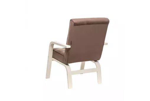 Кресло Leset Модена  Слоновая кость V23 молочный шоколад