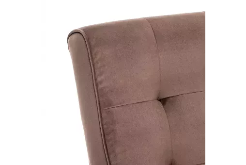 Кресло Leset Модена  Слоновая кость V23 молочный шоколад