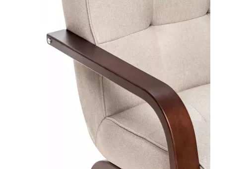 Кресло Leset Модена  Орех текстура Malmo 05