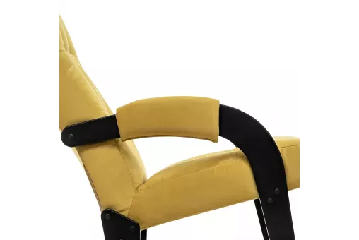 Кресло-качалка Leset Спринг  Венге V28 желтый