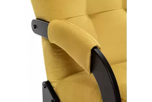 Кресло-качалка Leset Спринг  Венге V28 желтый