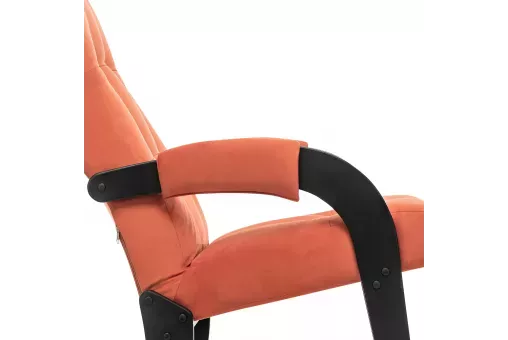 Кресло-качалка Leset Спринг  Венге V39 оранжевый