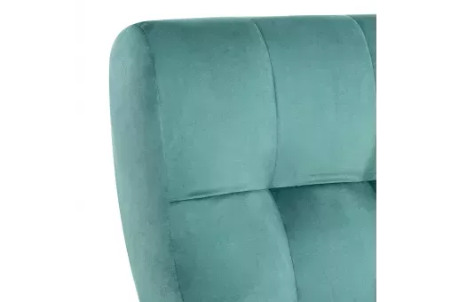 Кресло-качалка Leset Спринг  Слоновая кость V43 зелёный