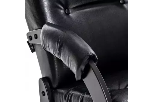 Кресло-качалка Модель 67 Венге к / з Vegas Lite Black  Венге Vegas Lite Black