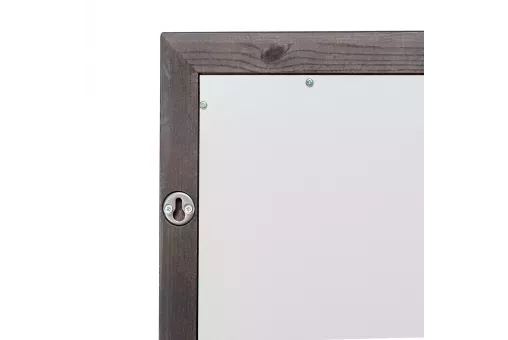 Leset Зеркало навесное в раме Мира (52х140)  Чёрный 