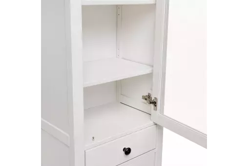 Leset Шкаф-витрина Мира (Шкаф для посуды 13)  Белый 