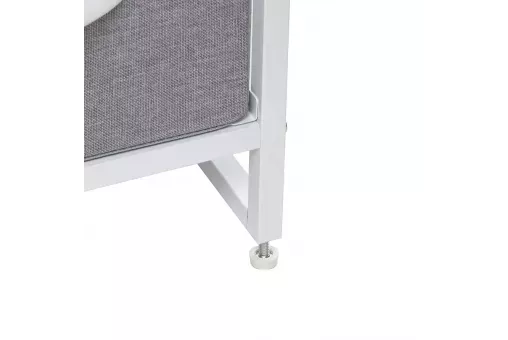 Комод Leset Ноа 4 ящ. Каркас Белый Светло-серый 