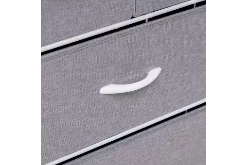 Комод Leset Ноа 5 ящ. Каркас Белый Светло-серый