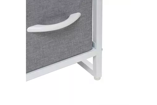 Комод Leset Ноа 7 ящ. Каркас Белый Светло-серый