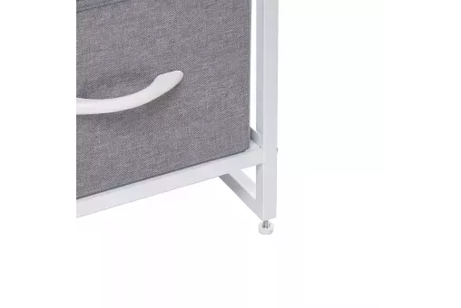 Комод Leset Ноа широкий Каркас Белый Светло-серый