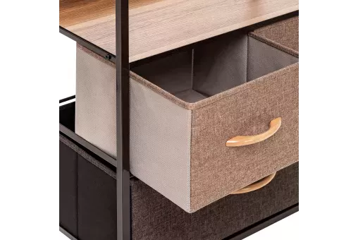 Комод Leset Локи 3 ящ. Бежевый - светло-коричневый