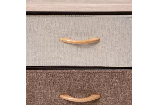 Комод Leset Локи 3 ящ. с полкой Коричневый Бежевый - светло-коричневый - темно-коричневый