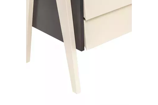 Тумбочка Leset Сканди 3 ящ. Венге  /  Дуб шампань