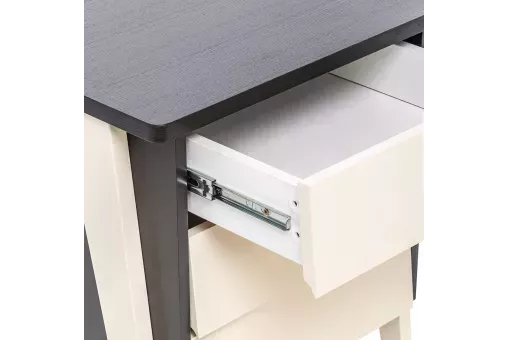 Тумбочка Leset Сканди 3 ящ. Венге  /  Дуб шампань