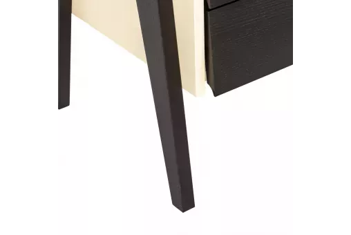 Тумбочка Leset Сканди 3 ящ. Дуб шампань  /  Венге