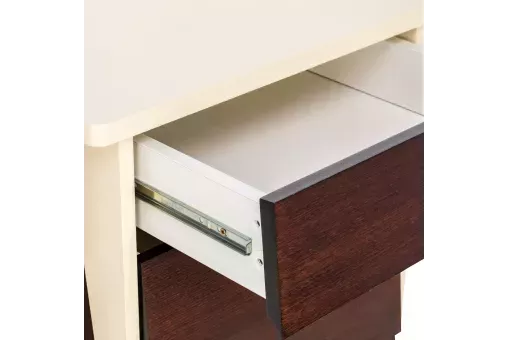 Тумбочка Leset Сканди 3 ящ. Дуб шампань  /  Орех