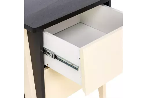 Тумбочка Leset Сканди 2 ящ. Венге  /  Дуб шампань