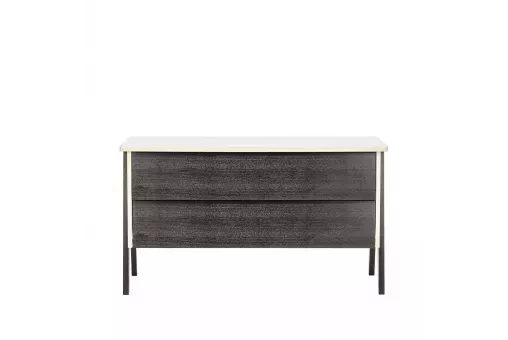 Комод Leset Сканди 2 ящ. Дуб шампань  /  Венге