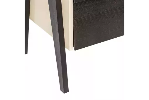 Комод Leset Сканди 2 ящ. Дуб шампань  /  Венге