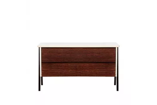 Комод Leset Сканди 2 ящ. Дуб шампань  /  Орех