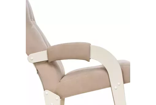 Кресло-качалка Leset Спринг  Слоновая кость V18 бежевый