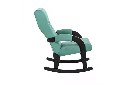 Кресло-качалка Leset Спринг  Венге V43 зелёный