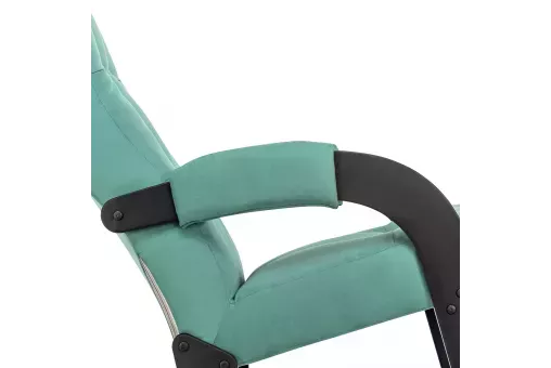Кресло-качалка Leset Спринг  Венге V43 зелёный