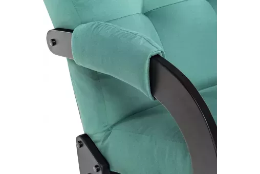 Кресло-качалка Leset Спринг  Венге V43 зелёный