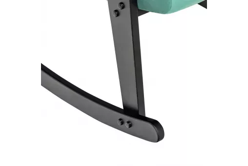 Кресло-качалка Leset Спринг  Венге V43 зелёный