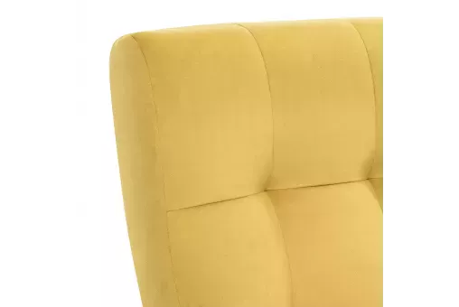 Кресло Leset Спринг  Венге V28 желтый