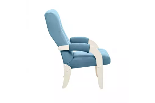 Кресло Leset Спринг  Слоновая кость V47 синий