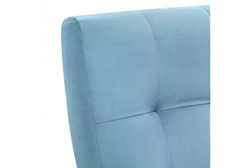 Кресло Leset Спринг  Слоновая кость V47 синий