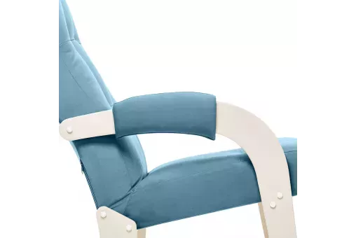 Кресло Leset Спринг  Слоновая кость V47 синий