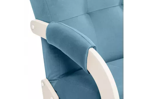 Кресло Leset Спринг  Слоновая кость V47 синий