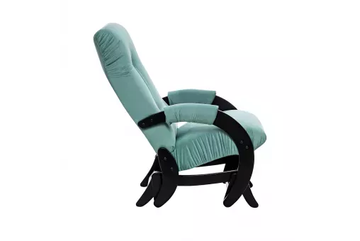 Кресло-качалка Модель 68 (Leset Футура) Венге ткань V 43  Венге V43 зеленый