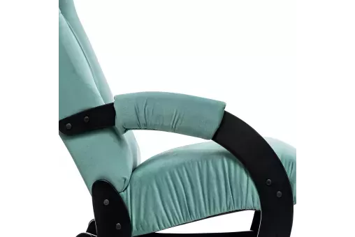 Кресло-качалка Модель 68 (Leset Футура) Венге ткань V 43  Венге V43 зеленый