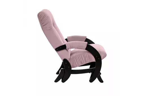 Кресло-качалка Модель 68 (Leset Футура) Венге ткань V 11  Венге V11 лиловый