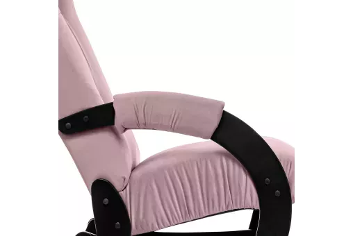 Кресло-качалка Модель 68 (Leset Футура) Венге ткань V 11  Венге V11 лиловый