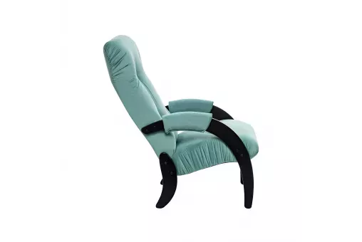 Кресло для отдыха Модель 61 Венге ткань V 43  Венге V43 зеленый